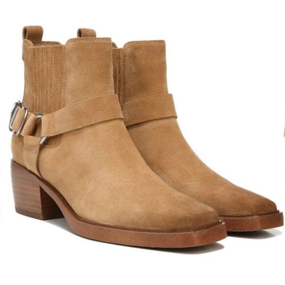 Sam Edelman Camel Suede Boot - Picture 1 of 12